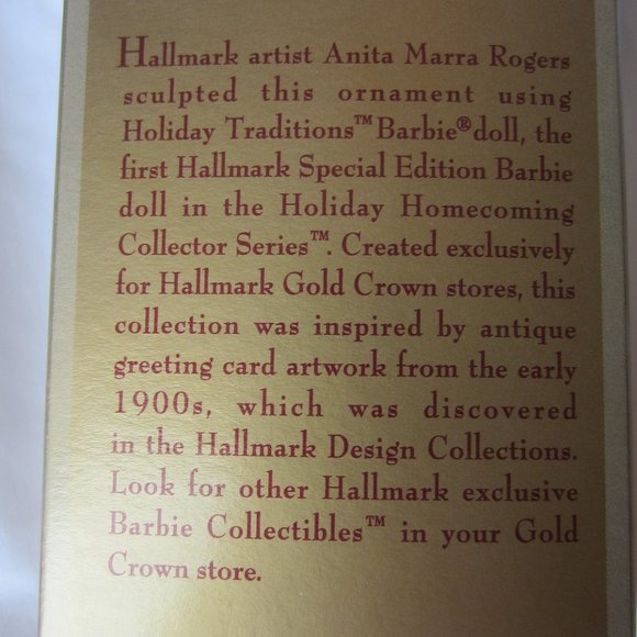 Holiday Traditions Barbie & Ornament Hallmark